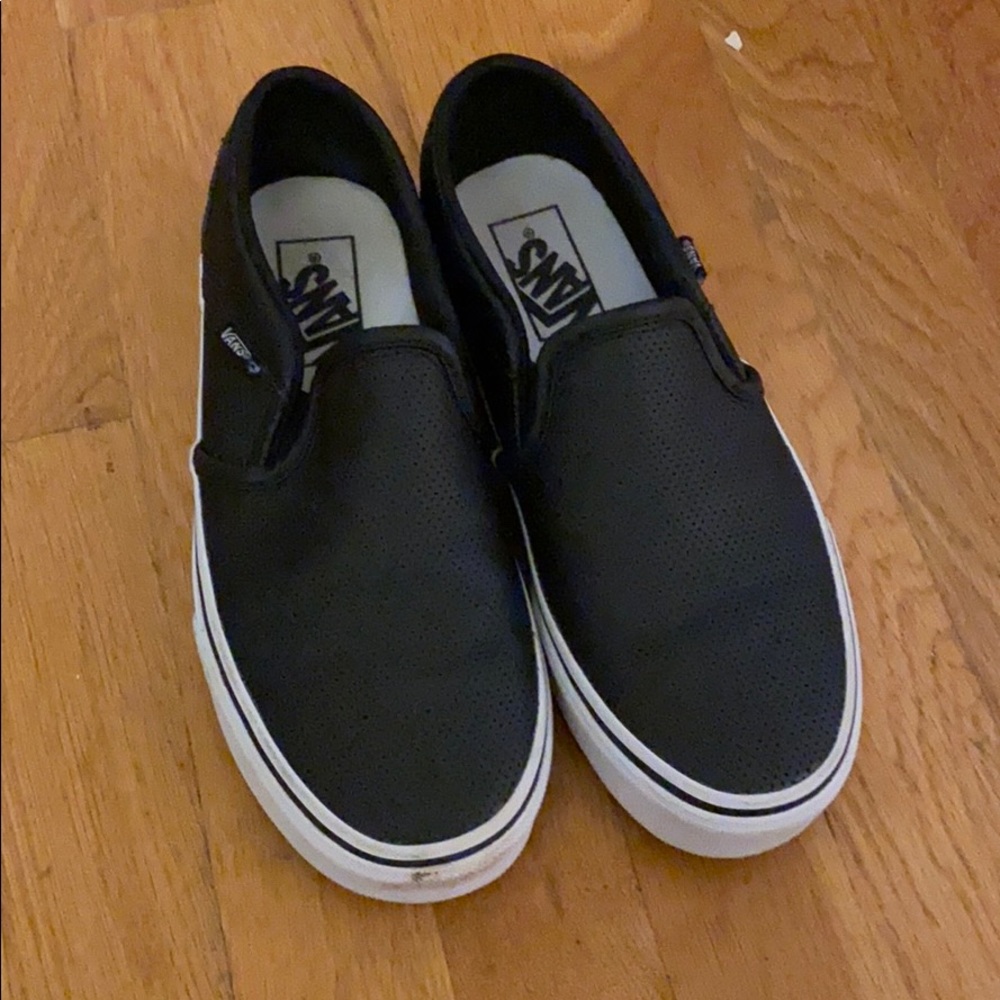 Never been worn Black Vans